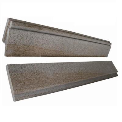 China Beach G682 Rusty Granite Stair Steps Bullnose Gold Edge Staircase Pretty Staircase Tiles Stone Staircase Cover for sale