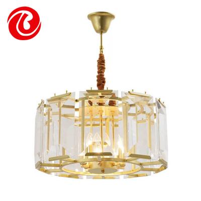 China Dining Room Modern Stylish Minimalist Glass Prism Pendant Lamp for sale