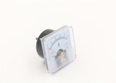 China Meter-Entsprechung DCs Ampere 50*50mm Reihen-analoge Platten-Ampere-Meter ABS Plastik0-10a zu verkaufen