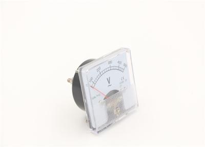 China Electrical Device Analog Panel Voltmeter Panel Mounted Analog Volt Amp Meter for sale