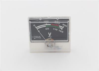 China 55*48mm Analog Panel Meter Panel Mount Analog Voltmeter 0-300V AC Voltage Range for sale