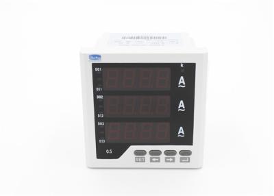 China 3 Phase 4 Wire Digital Panel Meter 96*96mm AC Current Meter LED 4 Digits Display for sale