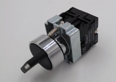 China Three Position Maintain Push Button Electrical Switch 380V AC Selector Type for sale