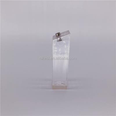 China Comfortable Split Sole 8CM Body Lasted Transparent Clear PC The Heel Of Women Heels for sale