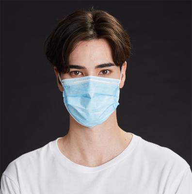 China Earloop BBN Disposable Face Mask Safe Face Mask Disposable Safe Face Mask Adult CE Protective Non Woven Basic CERT CERT Flat Medical for sale