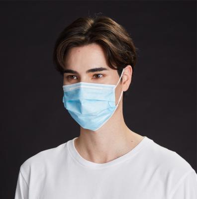 China Earloop BBN Disposable Mask Disposable Face Mask Nonwoven Medical Adult Protective Nonwoven Generally Safe Public Baseline Protection for sale