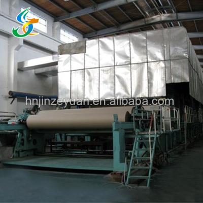 China Cost Effective Paper Mill Projects 2100mm Wood Pulp Recycling Cardboard Box Packaging Paper Making Machine From China for sale