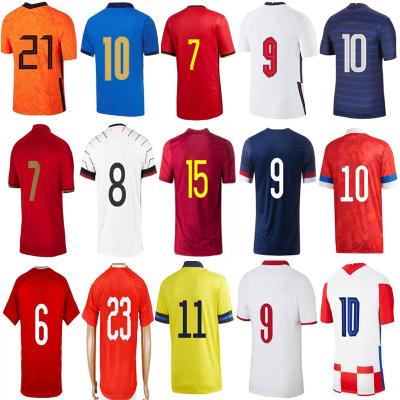 China Shirts & Main 2021 22 JONG MBAPPE LINGARD RAMOS DE BRUYNE R.BAGGIO KROOS RONALDO SHAQIRI GUIDETTI ORBAN SHANKLAND ARSHAVIN of F.DE soccer jersey for sale