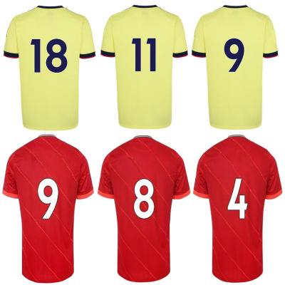 China Shirts & Main 2021 2022 Thailand quality soccer jersey adult soccer shirts POGBA RASHFORD M. SALAH KEITA FIRMINO VIRGIL AUBAMEYANG LACAZETTE for sale