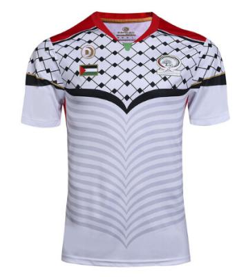 China Shirts & Main 2020 Black Football Shirt Palestine Futbol Camisa Soccer Jerseys Survetement Palestino Rugby Shirt for sale