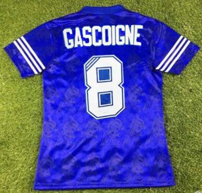 China Shirts & Tops Retro Football Jersey 1994/1996 GASCOIGNE Jersey Vintage T-Shirt for sale