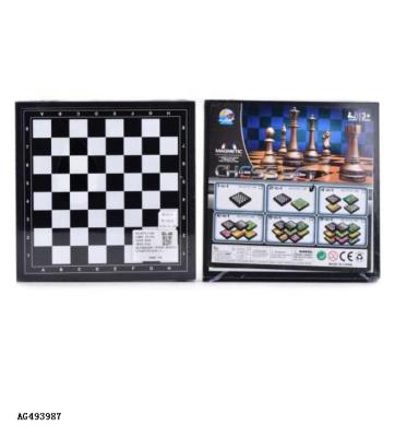 China Educational Plastic Chess Set Funny Smart Game With Magnetic Chess Board For Game Chess for sale