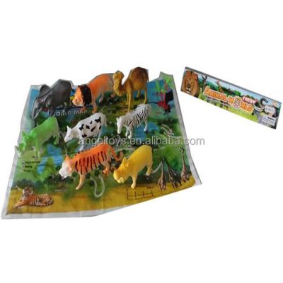 China Plastic Animal Play Set / Wild Animal Play Set Toys For Kids! AG400259 for sale