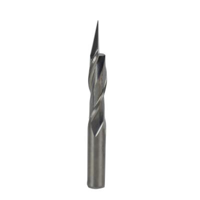 China Tungsten Cobalt Alloy Carbide Spiral V Milling Cutter Woodworking Milling Cutter for sale