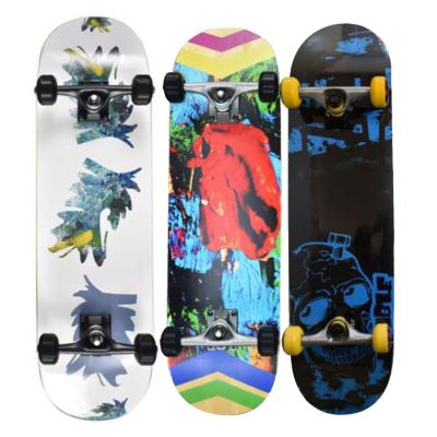 China Adult Professional Dual Tilt Skateboard 7 Layers 100% Canadian Maple Wood Complete Skateboard for sale