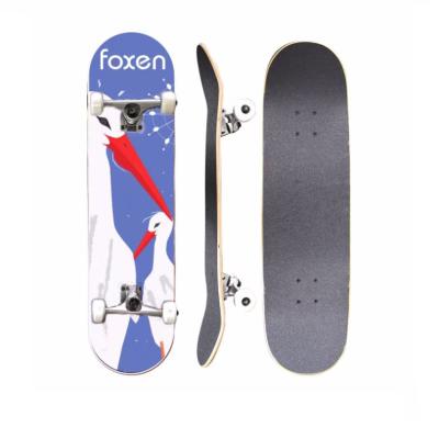 China Complete Profesional Adult Made Skateboard Canadian Maple 7ply Store For Custom Planche De Skateboard for sale