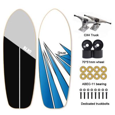 China Wholesale CX4 Adult Truck CX4 Land Surf Skateboard Board Complete Four Wheel Canadian Maple for sale