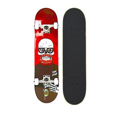 China Adult Complete Four Four 7 Ply Canadian Maple Decks Blank Skate Skateboard For Complete Adults for sale