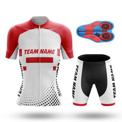 China Breathable Professional Team Apparel Custom Logo Girl Cycling Quick Dry Women Cycling Wear Set for sale