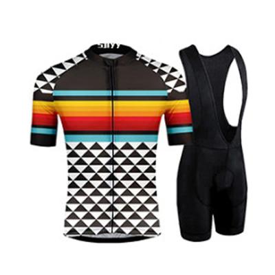 China Breathable outdoor sports cycling clothing summer ropa ciclismo kit bib for sale