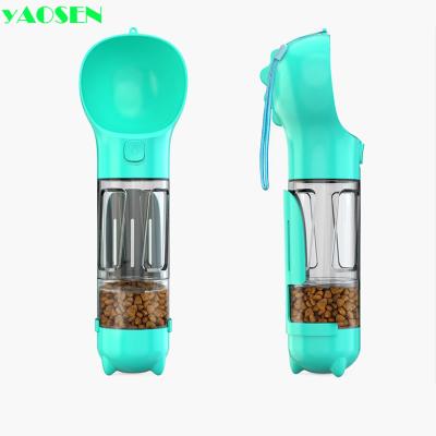 China Sustainable High Quality Colorful Design Pet Travel Dog Water And Food Bottle Feeder for sale