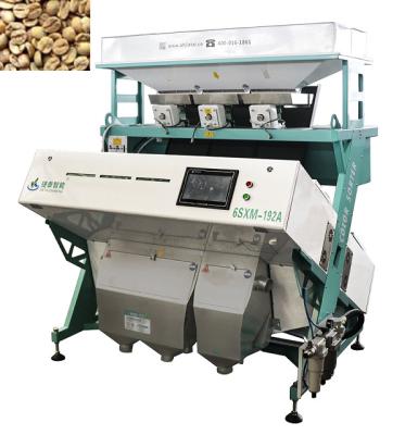 China Industriële koffiebonen cashewnoot kleur sorteermachine / rijst CCD kleur sorteermachine Te koop