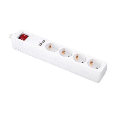 China 2021 Residential / General Purpose New Listing Customized Color Sockets EU Desktop Mounted Extension Power Strip for sale