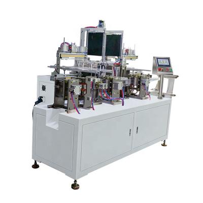 China Motor Drive Food Customized Control Disposable Automatic PE Cosmetic Gloves Folding Bag Packaging Machine for sale