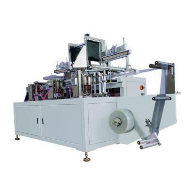 China High Quality Food Disposable PE Plastic Glove Folding Machine With Hand Feeding Automatic PE Hand Glove Plastic Packing Machine for sale