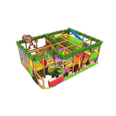 China Small-sizedJungle Restaurants and Colorful Pirateship Jungle Gymnasium Playground Indoor Modular Structure for Kids Play Center for sale