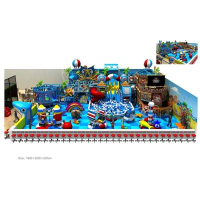 China 0-12years customized Pirateship ocean oriented multi level indoor soft play ground for sales for sale