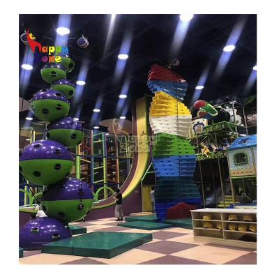 China Climb by Climbing Holds and with Safety Toughness Adventure Wall Climbing Climbing Tree for Trampoline Park and Indoor Adventure Park Clip n Climb for sale