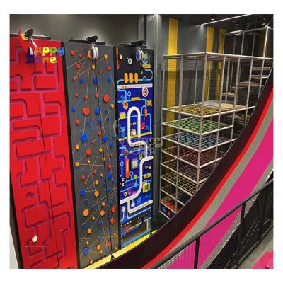 China Rise by Climbing Holds and with Safety Toughness Custom Design Indoor Trampoline Park Rock Climbing Wall for Kids and Teenagers for sale