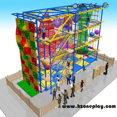 China Fun Customized Kids Rope Safe And Course Climbing Indoor/Outdoor Adventure Play Equipment for sale