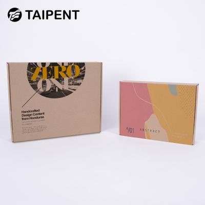 China Good Quality Recycled Cardboard Gift Boxes Printing Logo Materials Kraft Paper Corrugated Cardboard Packaging Custom Cardboard Box for sale