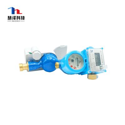 China Nbiot Ip68 Body Brass Dry Dial Wireless Remote Reading Wireless Cold Water Meter for sale