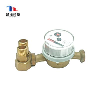 China Iso4064 Brass Class B R80 1/2 Inch Class Domestic Single Jet Water Meter for sale