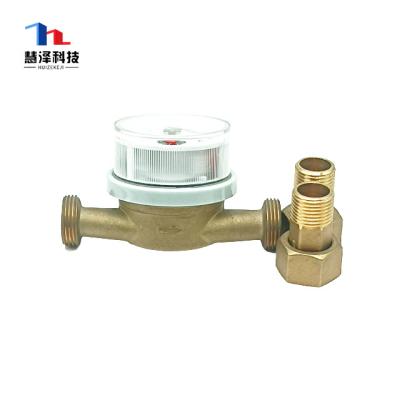 China High Quality Dn25 Brass Cold Water Meter Single Jet Dry Dial Brass Body for sale