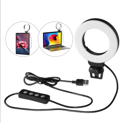 China Phone Selfie Camera Stand Small Ring Light Selfie Ring Light Led With Ring Light 90mm for sale