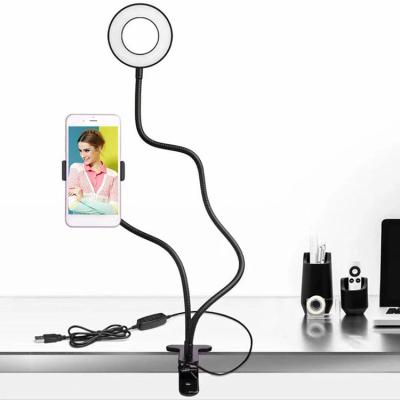 China Widely Used Sell Well Top Quality Small Portable Selfie Ring Light With 90mm Tripod for sale