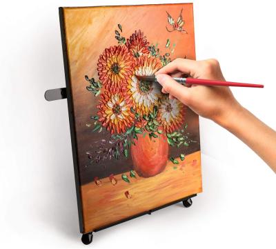 China Pandraw ORIKUA Hot Fashion Easel New Hot Price Painting Type Aluminum Easel With Support Arm, Mini Easel for sale