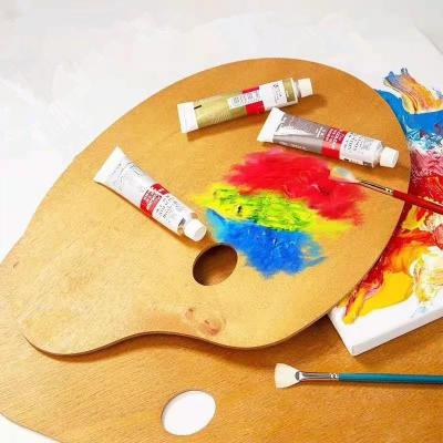 China Smooth Polishing Pandraw Guaranteed Quality Price Appropriate Wood Paint Wood Palette, Mini Palette Paint for sale