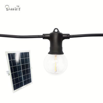 China String light 6W Solar led light strings  G45 led string light    Solar camping light  outdoorsolar led strings for sale