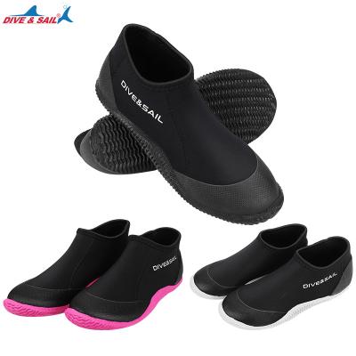 China Fashion Trend DIVE&SAIL 3mm Neoprene Water Shoes Swimming Aqua Sports Equipment Stream Pool Diving Surfing Beach Walking Anti Slip Water Shoes for sale