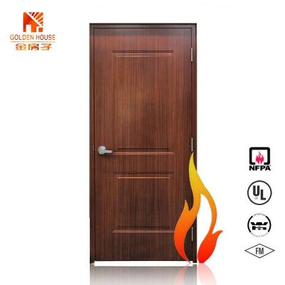 China Fire protection whi fire rated steel entrance doors grade steel door with two panel for sale