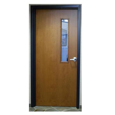 China Modern WH 90 Minutes Home Internal Fire Proof Wood Interior Doors With Glass for sale