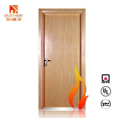 China Modern WHI 1.5 Hour Fire Proof Wooden Doors Fire Wooden Doors For Hotel for sale