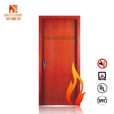 China Fire Protection GH 38dB Soundproof Door Cavity Wooden Door With Acoustic Material Filling for sale