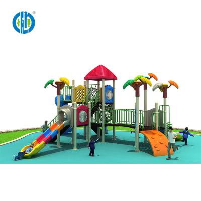 China High Quality Anti-UV Outdoor Playground Slide Equipment Children Play House Outdoor Playhouse for sale