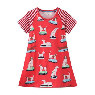 China Summer Washable High Quality Korean Cotton Baby Girl Teen Dress For Kids for sale